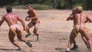 Hot Muscle Jocks Play Strip Football