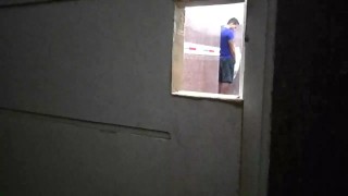 Camera in the Bathrooms, while we do some cruising and having fun sucking strangers cocks