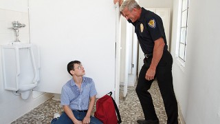 Bully Him – Horny Security Guard Makes Bullied Boy Suck His Cock In Exchange For Protection